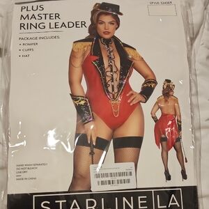 Starline Red and Black Ring Leader Costume